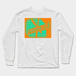 Almond Avenue, Long Beach, CA TANGO Orange by Mistah Wilson Long Sleeve T-Shirt